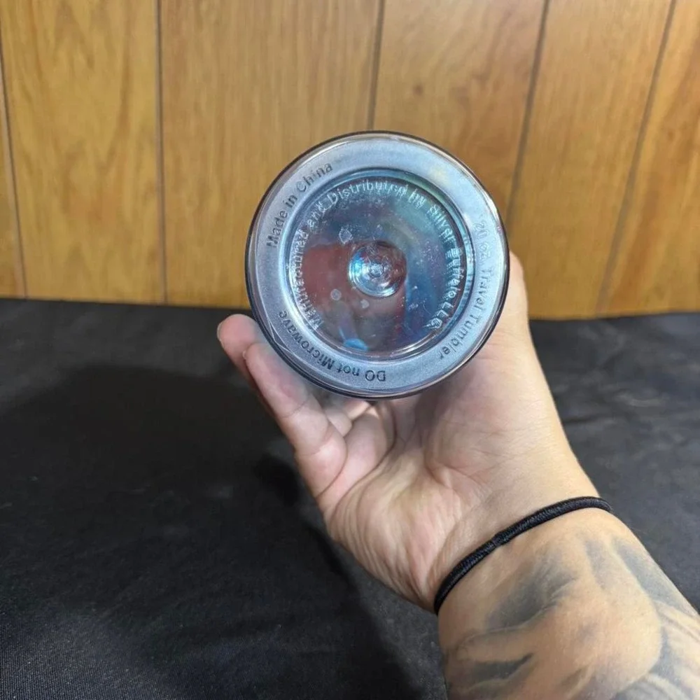 Pokémon tie dye‎ cup with straw NEW